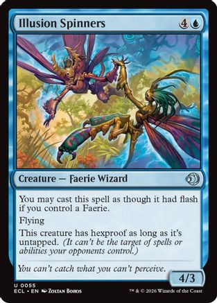 Illusion Spinners (ECL-055) [Lorwyn Eclipsed] Foil MTG Single Lorwyn Eclipsed