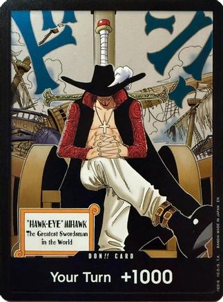 DON!! Card (Dracule Mihawk) [The Azure Sea's Seven] One Piece Single Bandai
