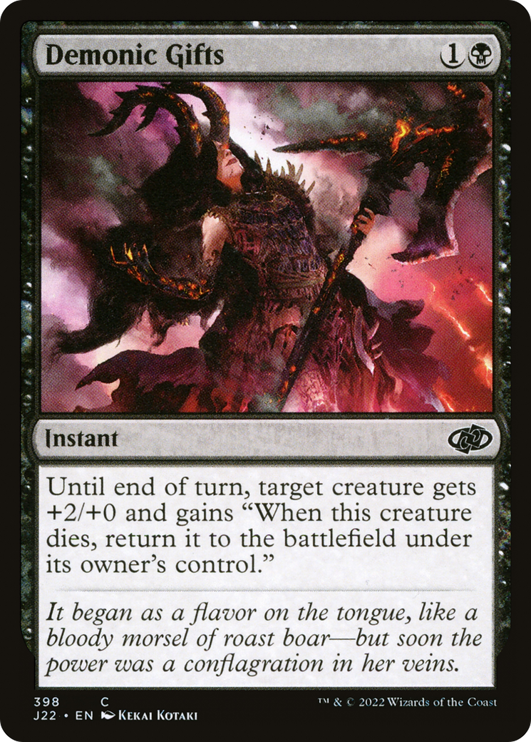 Demonic Gifts (J22-398) [Jumpstart 2022] MTG Single Wizards of the Coast