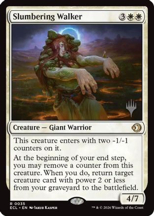 Slumbering Walker (PPECL-035) [Promo Pack: Lorwyn Eclipsed] Foil MTG Single Promo Pack: Lorwyn Eclipsed