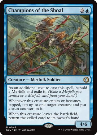 Champions of the Shoal (PPECL-046) [Promo Pack: Lorwyn Eclipsed] MTG Single Wizards of the Coast