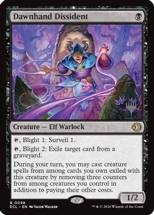 Dawnhand Dissident (PPECL-098) [Promo Pack: Lorwyn Eclipsed] MTG Single Wizards of the Coast