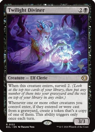 Twilight Diviner (PPECL-122) [Promo Pack: Lorwyn Eclipsed] MTG Single Promo Pack: Lorwyn Eclipsed