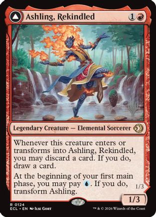 Ashling, Rekindled (PPECL-124) [Promo Pack: Lorwyn Eclipsed] Foil MTG Single Wizards of the Coast
