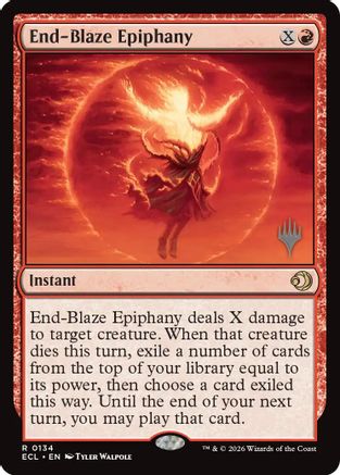 End-Blaze Epiphany (PPECL-134) [Promo Pack: Lorwyn Eclipsed] Foil MTG Single Wizards of the Coast