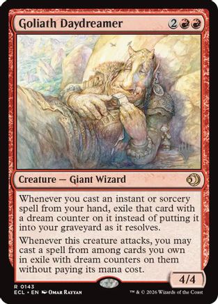 Goliath Daydreamer (PPECL-143) [Promo Pack: Lorwyn Eclipsed] Foil MTG Single Promo Pack: Lorwyn Eclipsed
