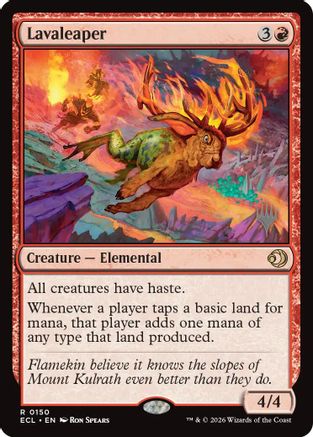 Lavaleaper (PPECL-150) [Promo Pack: Lorwyn Eclipsed] MTG Single Promo Pack: Lorwyn Eclipsed