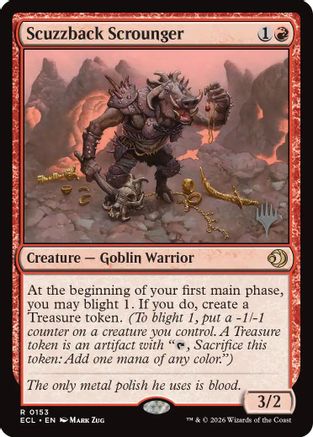 Scuzzback Scrounger (PPECL-153) [Promo Pack: Lorwyn Eclipsed] MTG Single Promo Pack: Lorwyn Eclipsed