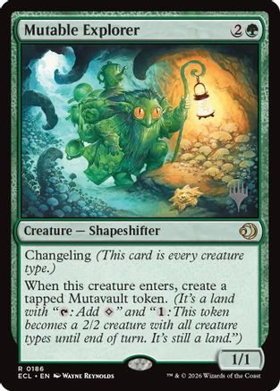 Mutable Explorer (PPECL-186) [Promo Pack: Lorwyn Eclipsed] Foil MTG Single Promo Pack: Lorwyn Eclipsed