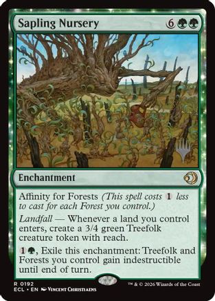 Sapling Nursery (PPECL-192) [Promo Pack: Lorwyn Eclipsed] Foil MTG Single Promo Pack: Lorwyn Eclipsed