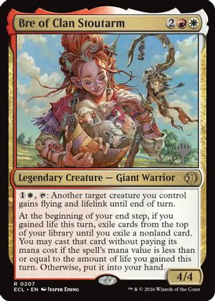 Bre of Clan Stoutarm (PPECL-207) [Promo Pack: Lorwyn Eclipsed] Foil MTG Single Wizards of the Coast