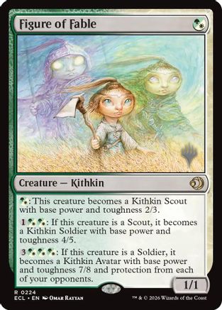 Figure of Fable (PPECL-224) [Promo Pack: Lorwyn Eclipsed] Foil MTG Single Wizards of the Coast