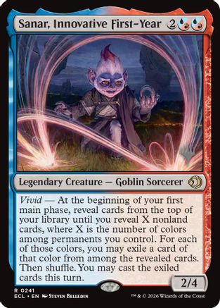 Sanar, Innovative First-Year (PPECL-241) [Promo Pack: Lorwyn Eclipsed] MTG Single Promo Pack: Lorwyn Eclipsed