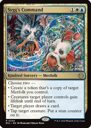 Sygg's Command (PPECL-244) [Promo Pack: Lorwyn Eclipsed] MTG Single Promo Pack: Lorwyn Eclipsed