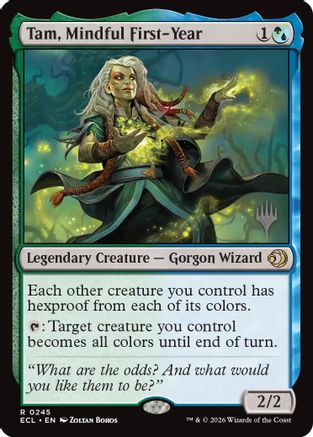 Tam, Mindful First-Year (PPECL-245) [Promo Pack: Lorwyn Eclipsed] MTG Single Promo Pack: Lorwyn Eclipsed