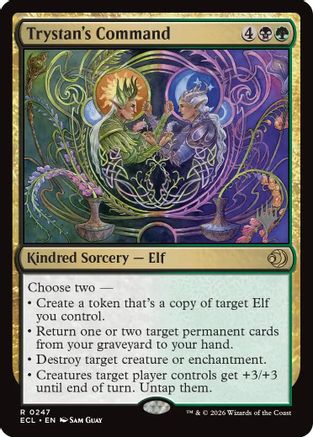 Trystan's Command (PPECL-247) [Promo Pack: Lorwyn Eclipsed] MTG Single Promo Pack: Lorwyn Eclipsed
