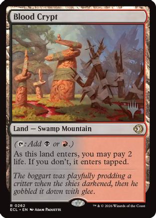 Blood Crypt (PPECL-262) [Promo Pack: Lorwyn Eclipsed] MTG Single Wizards of the Coast
