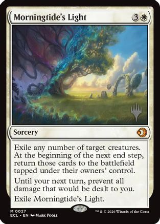 Morningtide's Light (PPECL-027) [Promo Pack: Lorwyn Eclipsed] Foil MTG Single Promo Pack: Lorwyn Eclipsed