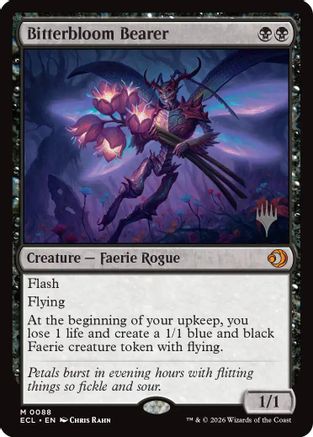 Bitterbloom Bearer (PPECL-088) [Promo Pack: Lorwyn Eclipsed] MTG Single Wizards of the Coast
