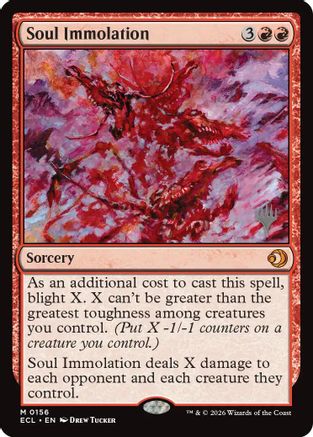 Soul Immolation (PPECL-156) [Promo Pack: Lorwyn Eclipsed] MTG Single Promo Pack: Lorwyn Eclipsed