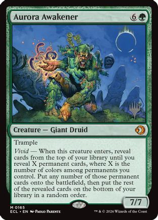 Aurora Awakener (PPECL-165) [Promo Pack: Lorwyn Eclipsed] MTG Single Wizards of the Coast