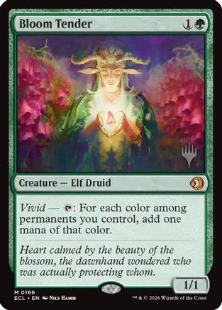 Bloom Tender (PPECL-166) [Promo Pack: Lorwyn Eclipsed] Foil MTG Single Wizards of the Coast