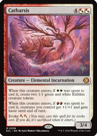 Catharsis (PPECL-209) [Promo Pack: Lorwyn Eclipsed] MTG Single Wizards of the Coast