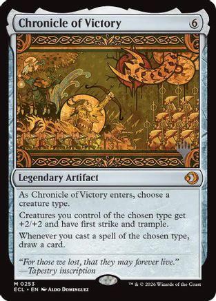 Chronicle of Victory (PPECL-253) [Promo Pack: Lorwyn Eclipsed] MTG Single Wizards of the Coast