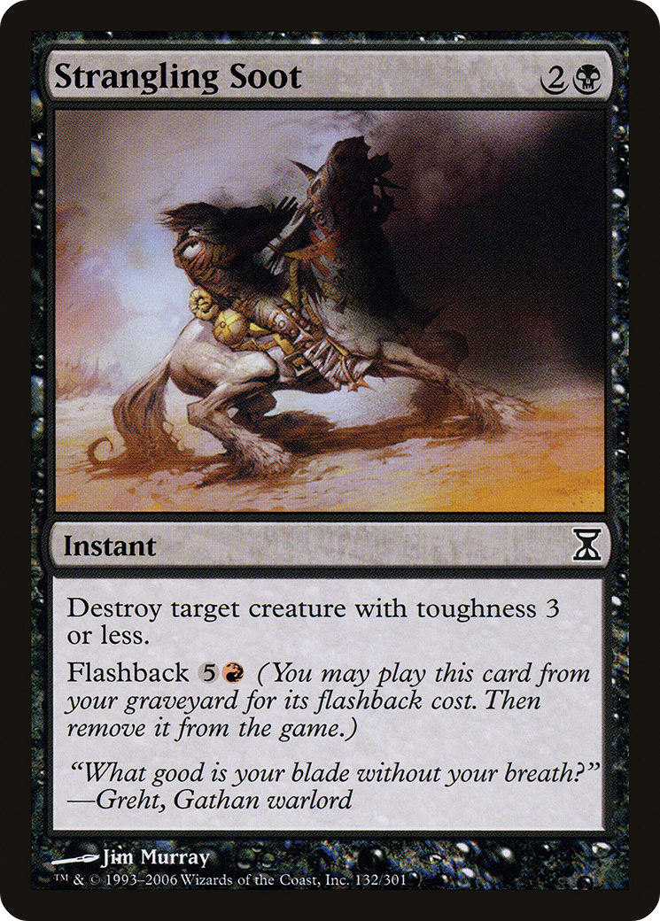 Strangling Soot (TSP-132) [Time Spiral] Foil MTG Single Wizards of the Coast