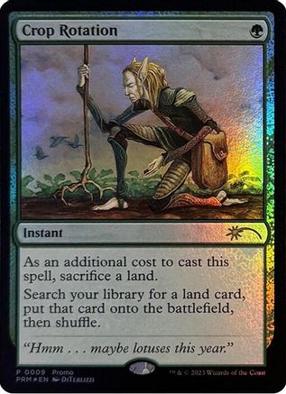 Crop Rotation (Graphic Novel Insert) (MEDIA-009) [Misc] Media Promos Foil MTG Single Wizards of the Coast