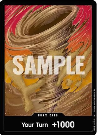 DON!! Card (Crocodile) (Double Pack Set Vol. 9) [The Azure Sea's Seven] Foil One Piece Single Bandai