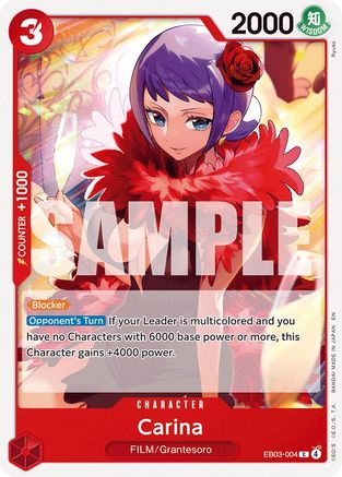 Carina (EB03-004) [Extra Booster: One Piece Heroines Edition] One Piece Single Bandai