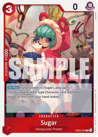 Sugar (EB03-005) [Extra Booster: One Piece Heroines Edition] Foil One Piece Single Bandai