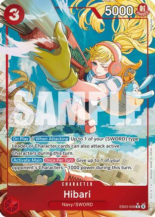 Hibari (Alternate Art) (EB03-008) [Extra Booster: One Piece Heroines Edition] Foil One Piece Single Bandai