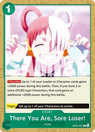 There You Are, Sore Loser! (EB03-020) [Extra Booster: One Piece Heroines Edition] One Piece Single Bandai