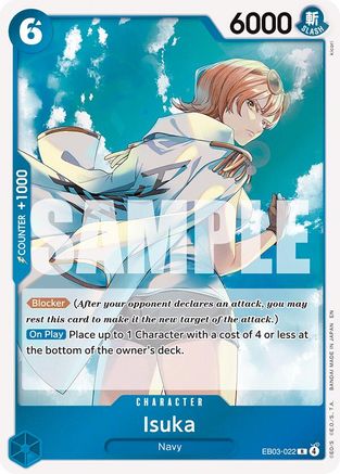 Isuka (EB03-022) [Extra Booster: One Piece Heroines Edition] Foil One Piece Single Bandai