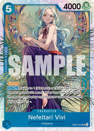 Nefeltari Vivi (024) (EB03-024) [Extra Booster: One Piece Heroines Edition] Foil One Piece Single Bandai