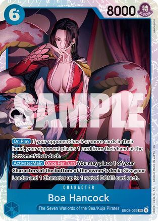 Boa Hancock (EB03-026) [Extra Booster: One Piece Heroines Edition] Foil One Piece Single Bandai
