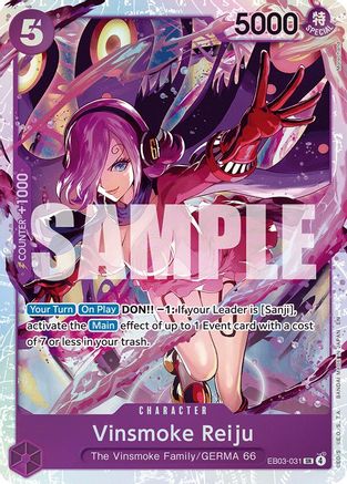 Vinsmoke Reiju (EB03-031) [Extra Booster: One Piece Heroines Edition] Foil One Piece Single Bandai