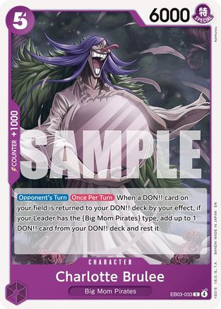 Charlotte Brulee (EB03-033) [Extra Booster: One Piece Heroines Edition] One Piece Single Bandai