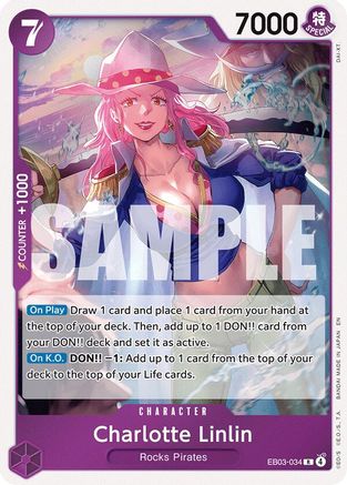 Charlotte Linlin (EB03-034) [Extra Booster: One Piece Heroines Edition] Foil One Piece Single Bandai