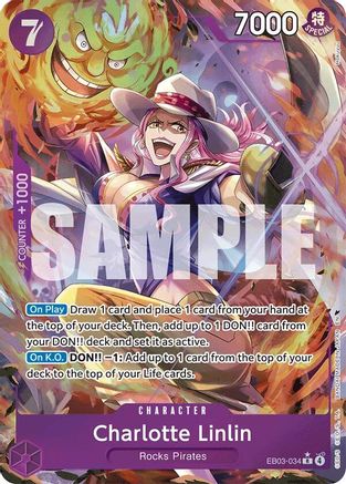 Charlotte Linlin (Alternate Art) (EB03-034) [Extra Booster: One Piece Heroines Edition] Foil One Piece Single Bandai