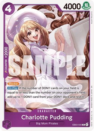 Charlotte Pudding (EB03-035) [Extra Booster: One Piece Heroines Edition] Foil One Piece Single Bandai