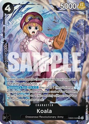 Koala (Alternate Art) (EB03-042) [Extra Booster: One Piece Heroines Edition] Foil One Piece Single Bandai
