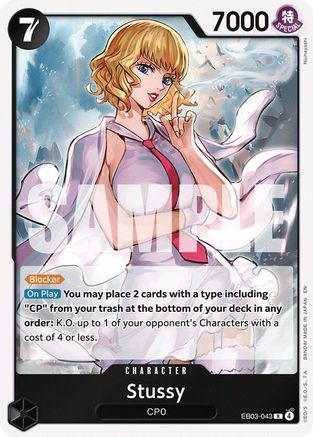 Stussy (EB03-043) [Extra Booster: One Piece Heroines Edition] Foil One Piece Single Bandai