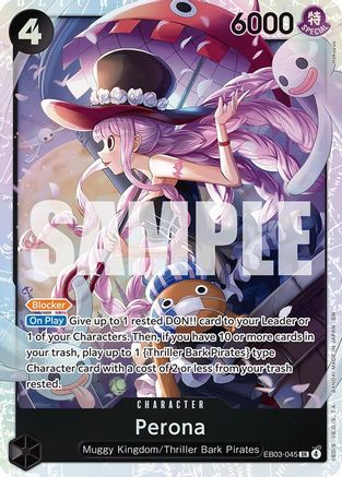Perona (EB03-045) [Extra Booster: One Piece Heroines Edition] Foil One Piece Single Bandai