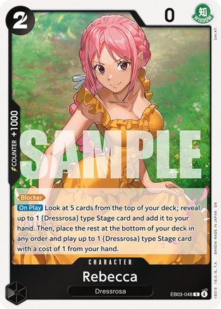 Rebecca (EB03-048) [Extra Booster: One Piece Heroines Edition] Foil One Piece Single Bandai