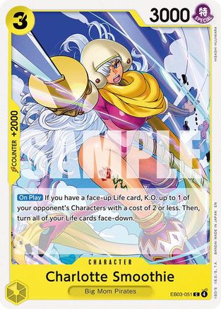 Charlotte Smoothie (EB03-051) [Extra Booster: One Piece Heroines Edition] One Piece Single Bandai