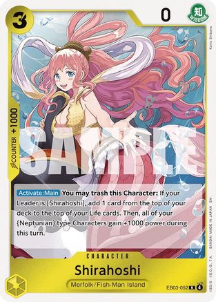 Shirahoshi (EB03-052) [Extra Booster: One Piece Heroines Edition] Foil One Piece Single Bandai