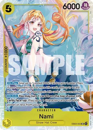 Nami (053) (EB03-053) [Extra Booster: One Piece Heroines Edition] Foil One Piece Single Bandai